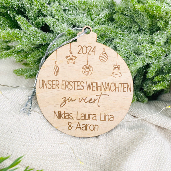 Anhänger Unser erstes Weihnachten zu ...