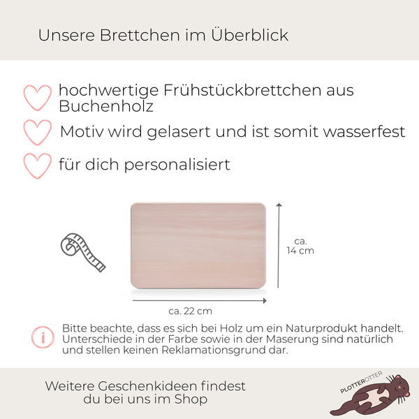 Frühstücksbrettchen Dino