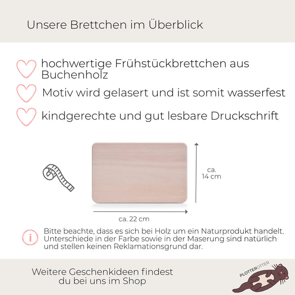 Frühstücksbrettchen Fuchs