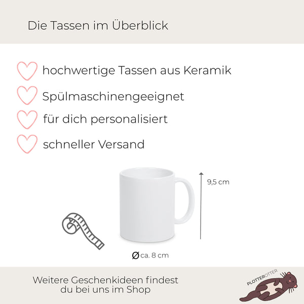 Tasse Glückwunsch zu deiner Flucht - Abschiedsgeschenk