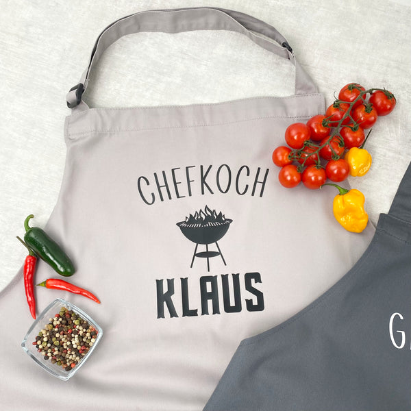 Schürze Herren Grillmeister / Chefkoch