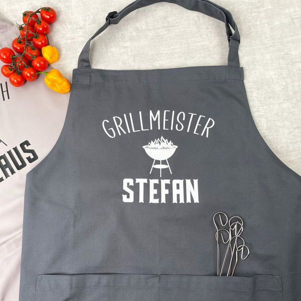 Schürze Herren Grillmeister / Chefkoch